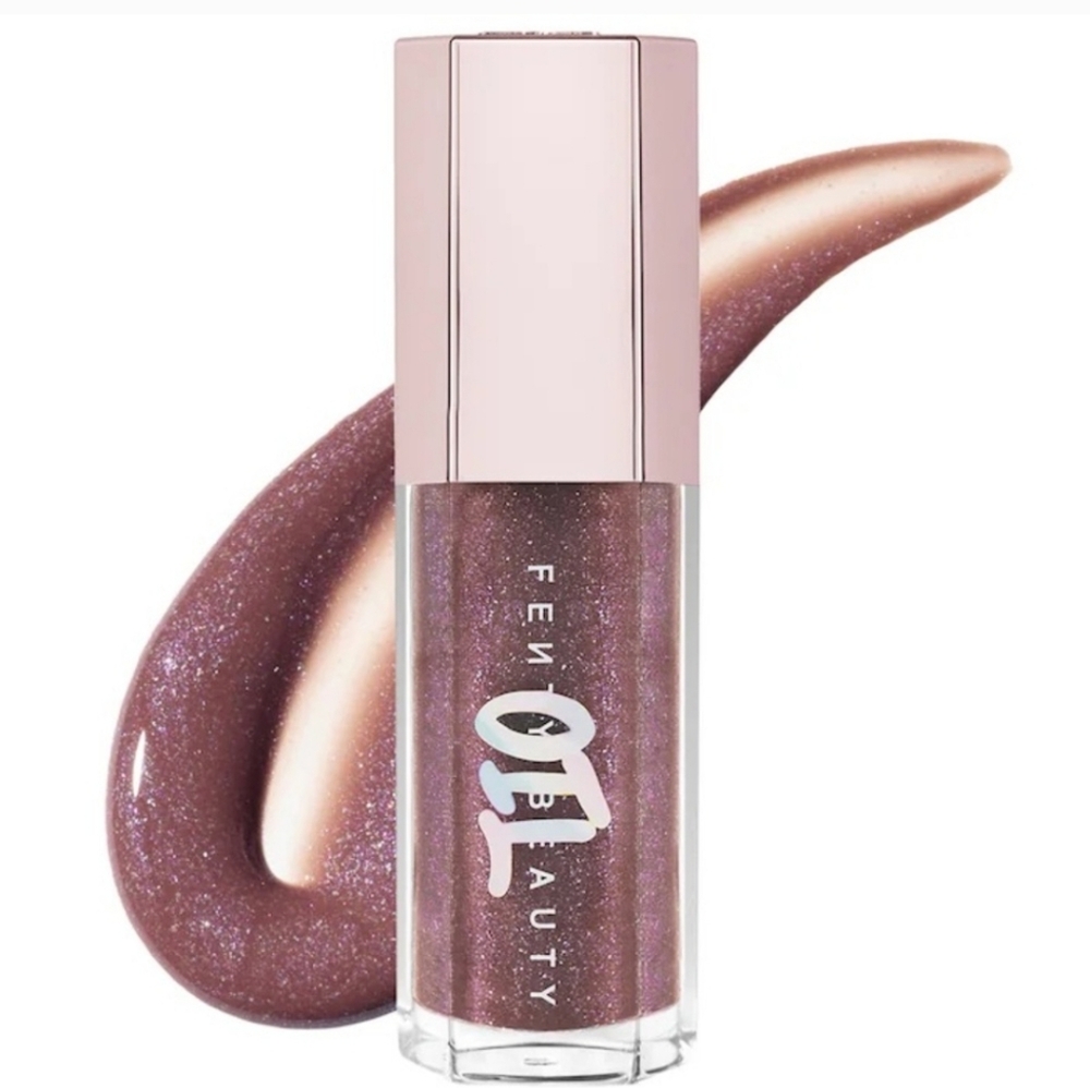 Fenty Beauty Gloss Bomb Oil Luminizing Lip Oil 'N Gloss in Rose Amber